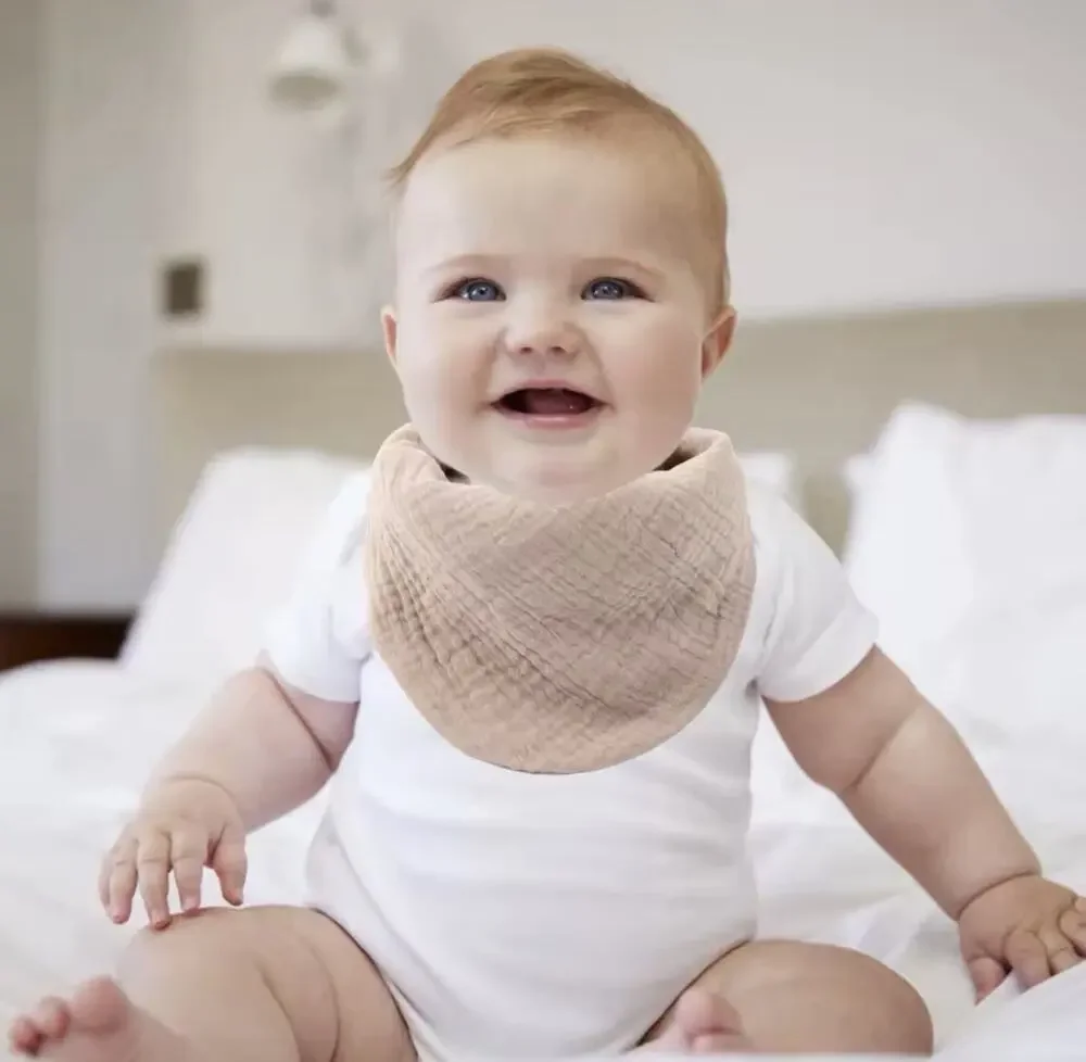 Muslim Cotton Baby Bibs Multi-colors, Brand New Pack Of 8 Unisex